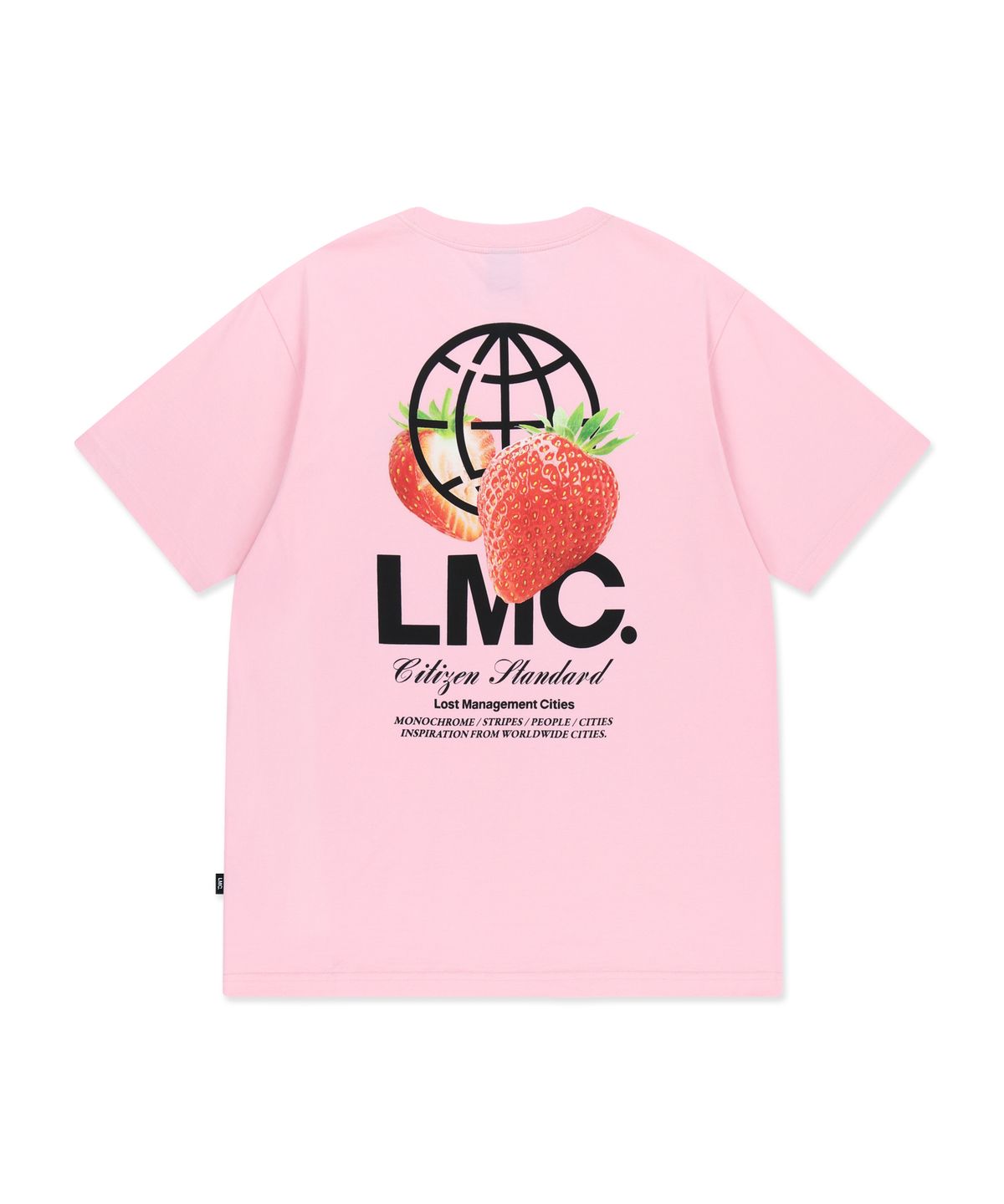 엘엠씨(LMC) STRAWBERRY GLOBE TEE pink
