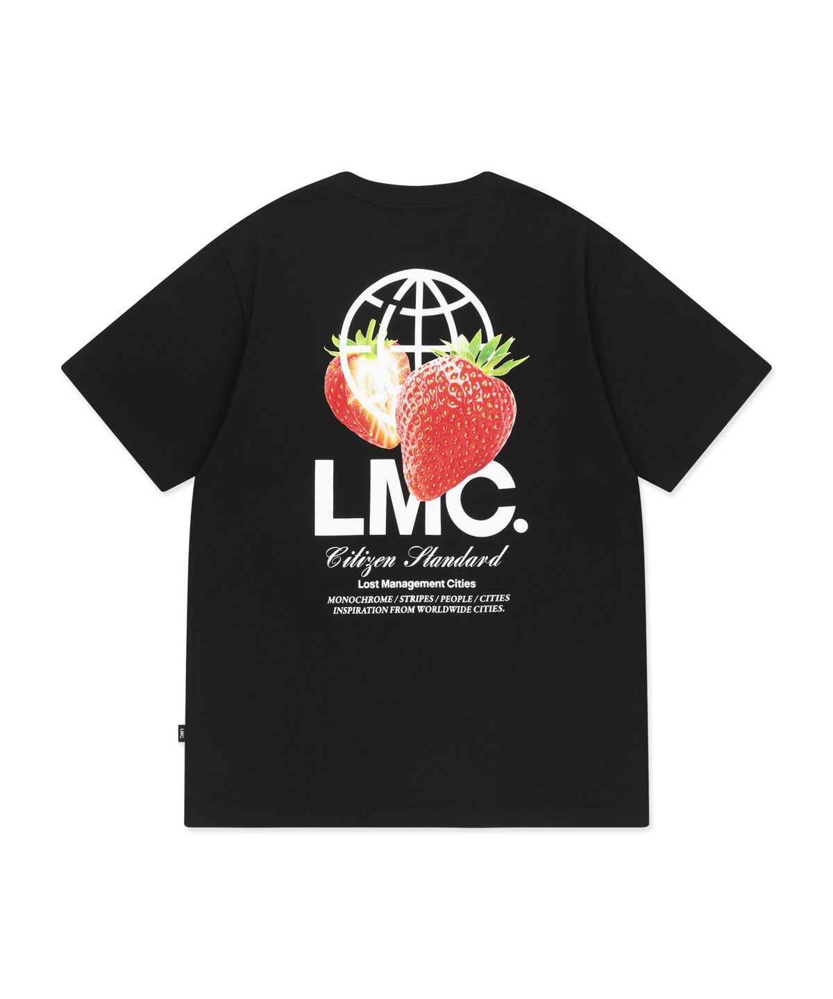 엘엠씨(LMC) STRAWBERRY GLOBE TEE black