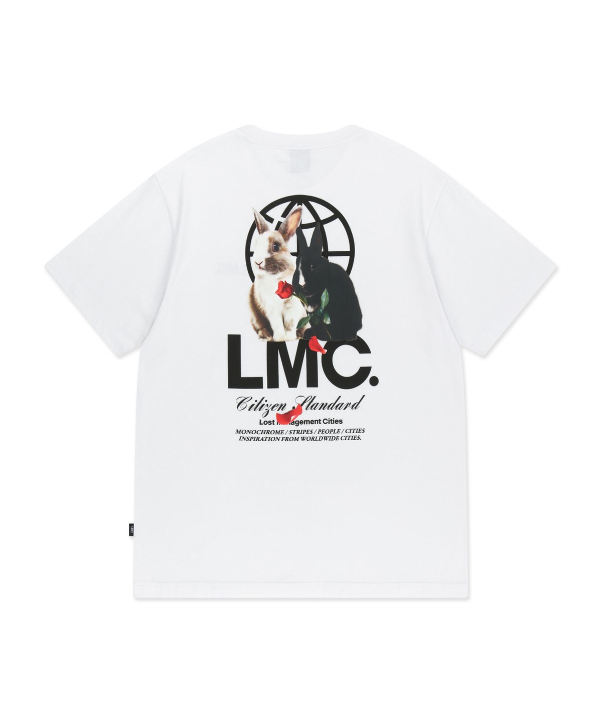 엘엠씨(LMC) MONO RABBIT GLOBE TEE white