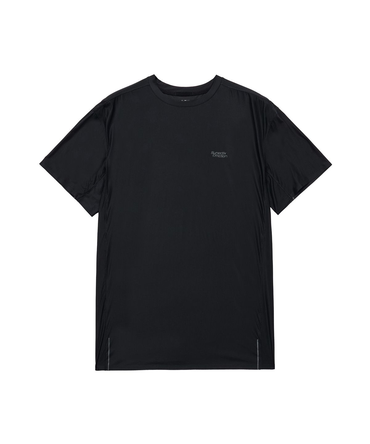 고요웨어(GOYOWEAR) [시넥틱스 프릭션] 스프린트 드라이 레터 숏 슬리브 (블랙)
