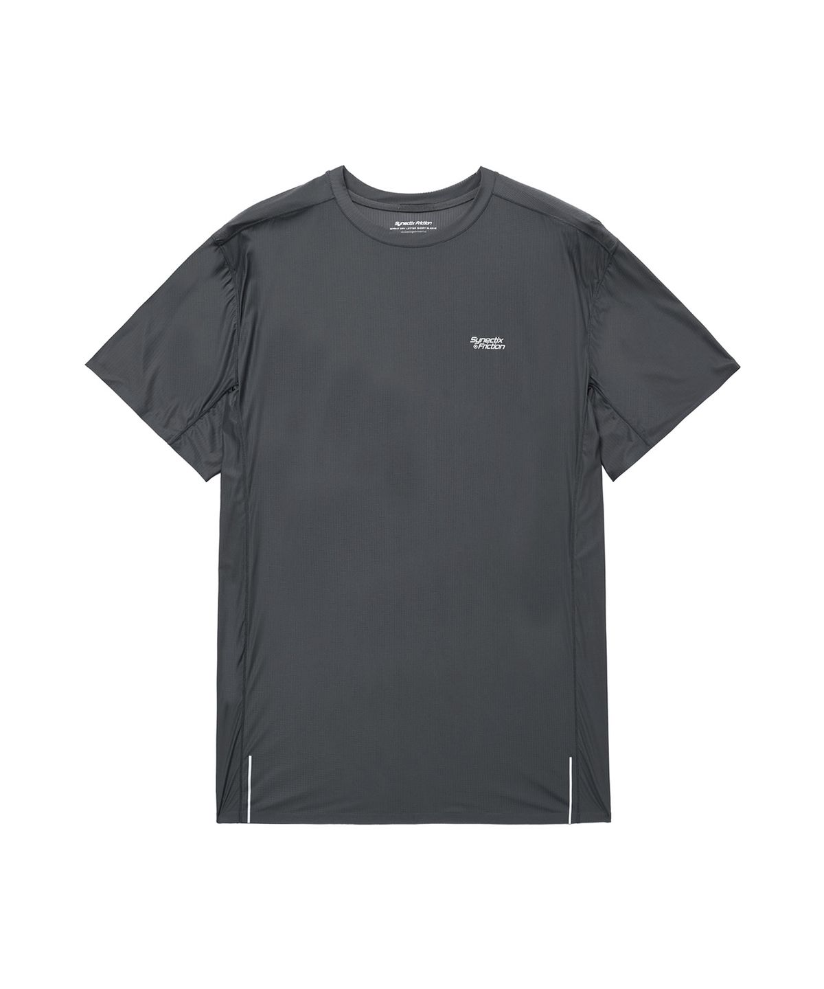 고요웨어(GOYOWEAR) [시넥틱스 프릭션] 스프린트 드라이 레터 숏 슬리브 (아이언 그레이)