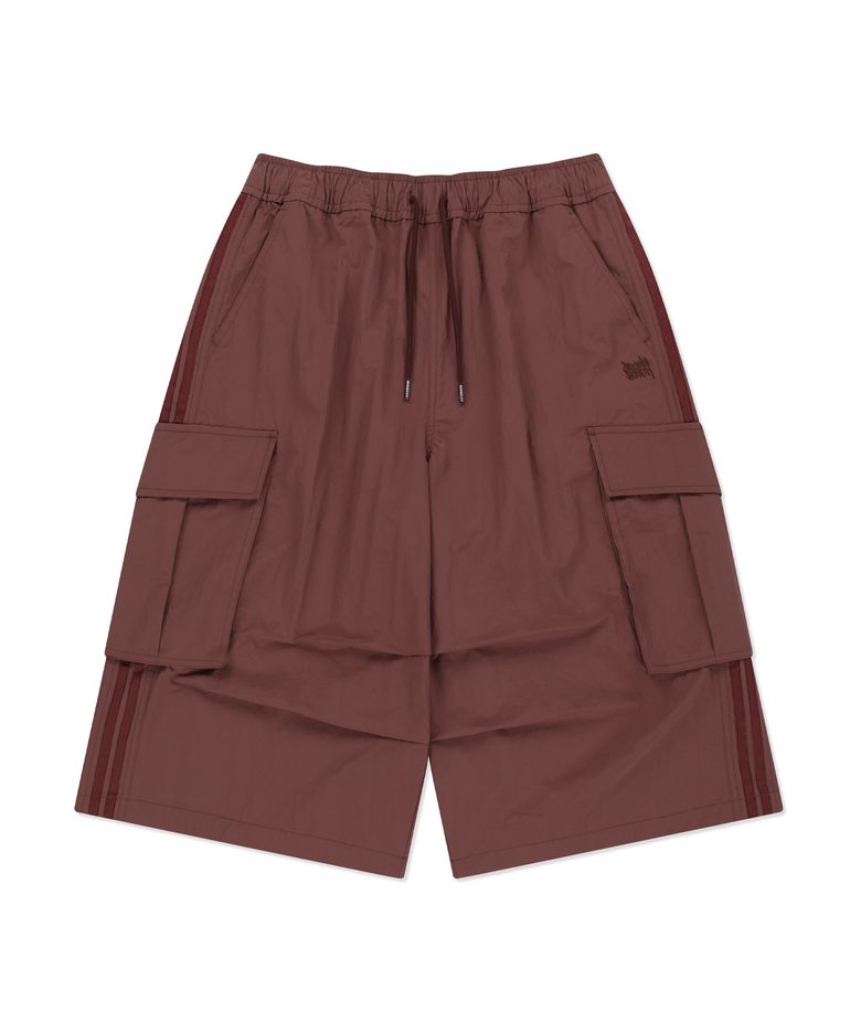W LINE POINT CARGO SHORTS - PURPLE
