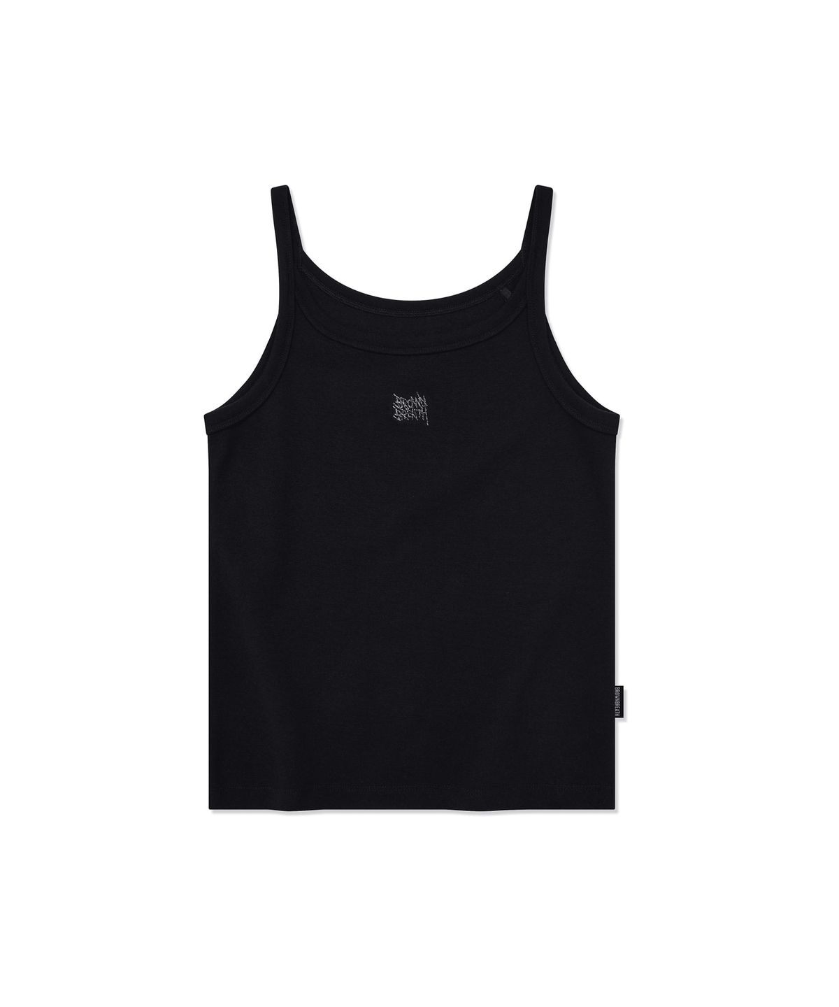 브라운브레스(BROWNBREATH) W TAG FRICE SLEEVELESS - BLACK