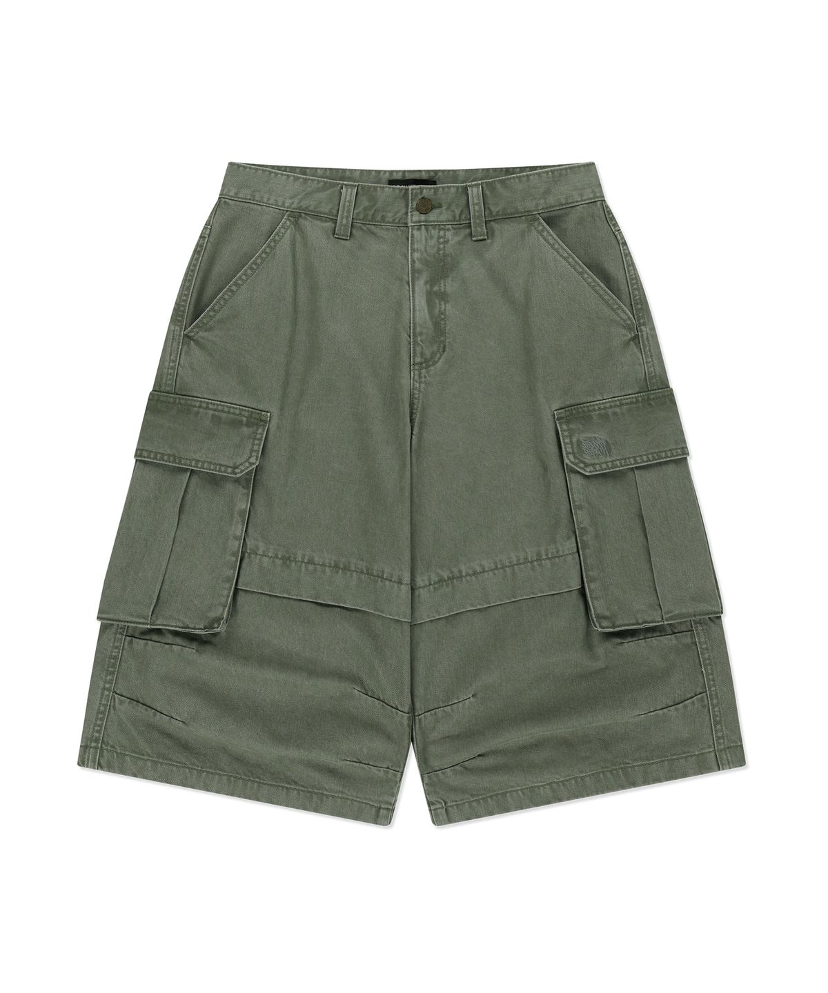 브라운브레스(BROWNBREATH) CARGO BERMUDA PANTS - LIGHT KHAKI