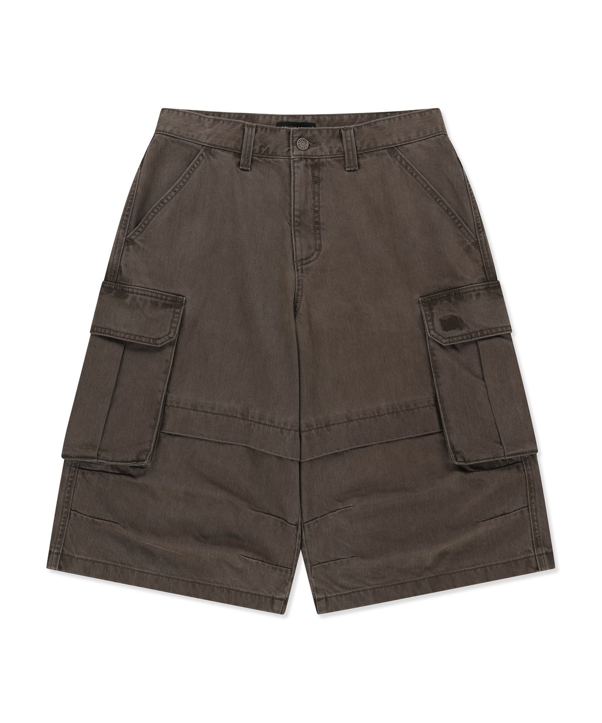 브라운브레스(BROWNBREATH) CARGO BERMUDA PANTS - BROWN
