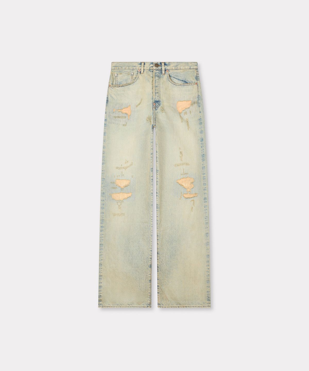 겐조(KENZO) 남성 26SS 턴 업 와이드 핏 진_K265AMP103BLB