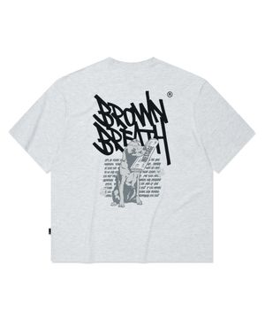 DELIVERY TAG TEE - ASH