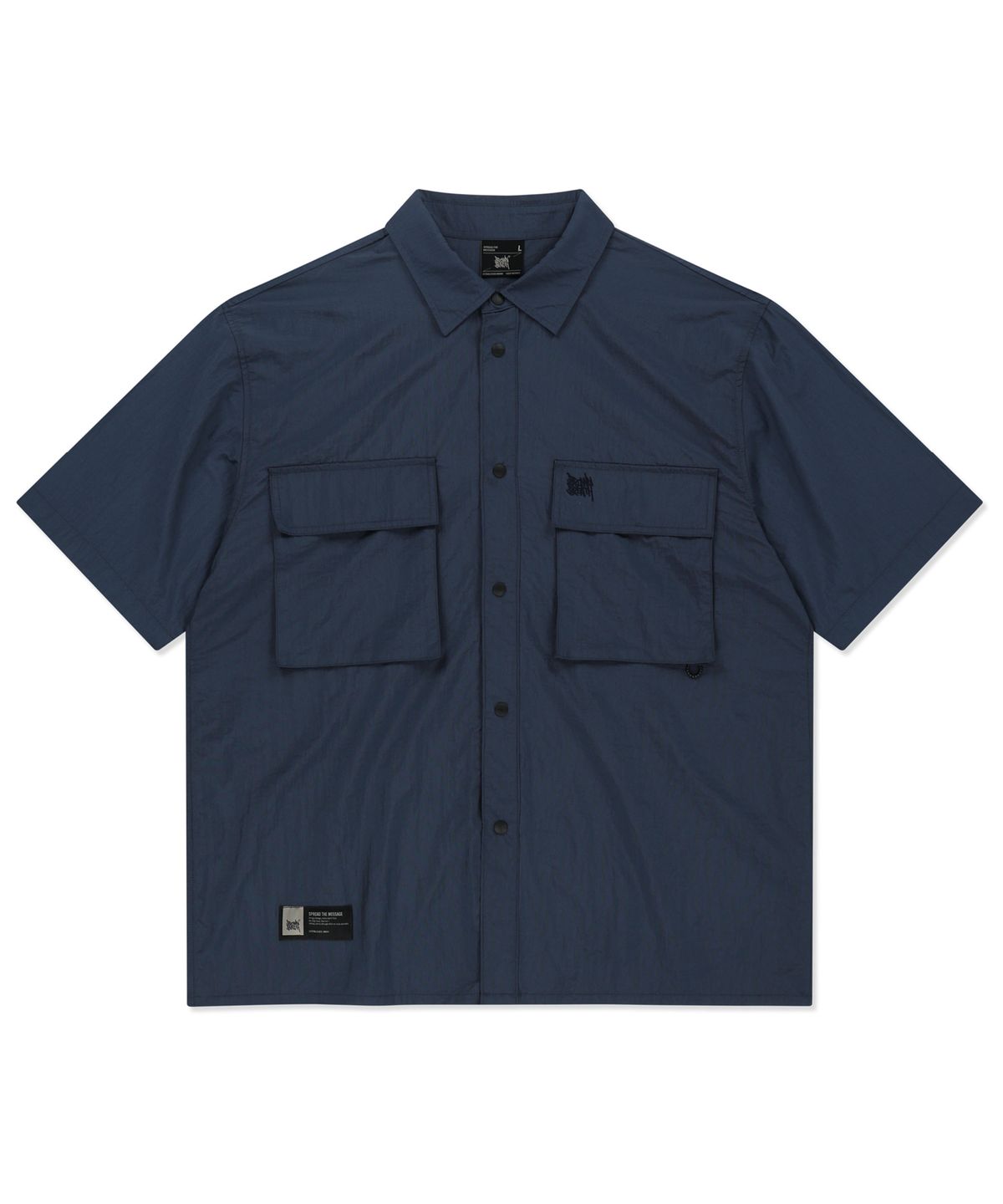 브라운브레스(BROWNBREATH) TAG RIPSTOP WORK SHIRTS - BLUE