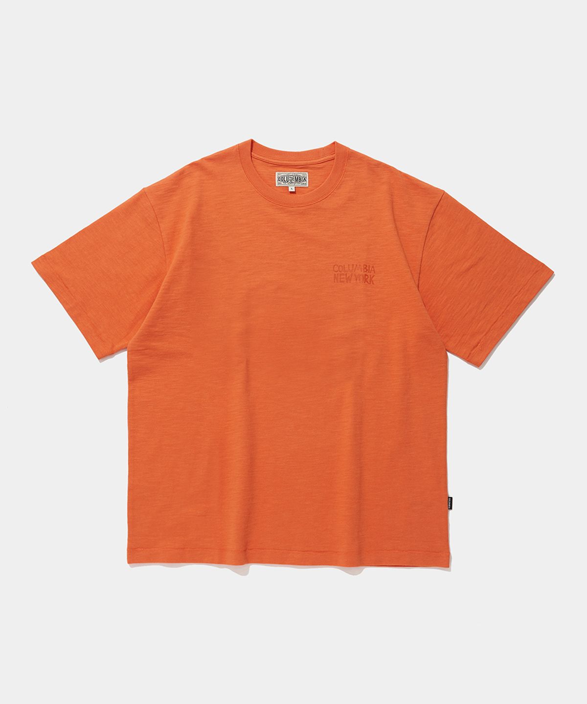 컬럼비아 유니버시티(COLUMBIA UNIVERSITY) SURF NY SLUB S/S T-SHIRTS_ORANGE