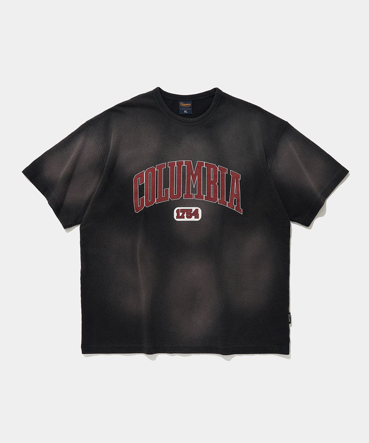 컬럼비아 유니버시티(COLUMBIA UNIVERSITY) CRACK ARCH SPRAY WASHED S/S T-SHIRTS_BLACK