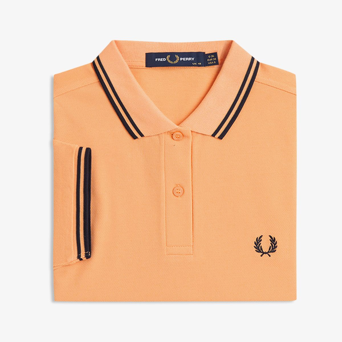 프레드페리(FRED PERRY) [G3600] 트윈 팁 프레드페리 셔츠 - 피치/네이비 AFPF2613600-21C