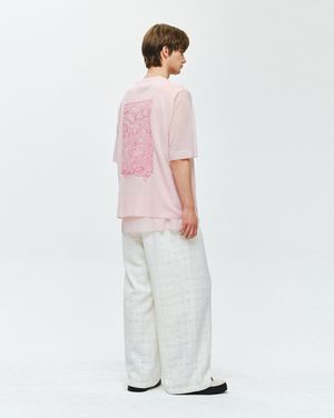 [컬렉션] 라울뒤피 시어드 레이어드 크루넥 니트 핑크 BI3KT309PK