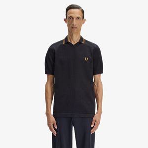 [Sharp] 포인텔 니트 셔츠 - 블랙 AFPM2612330-102