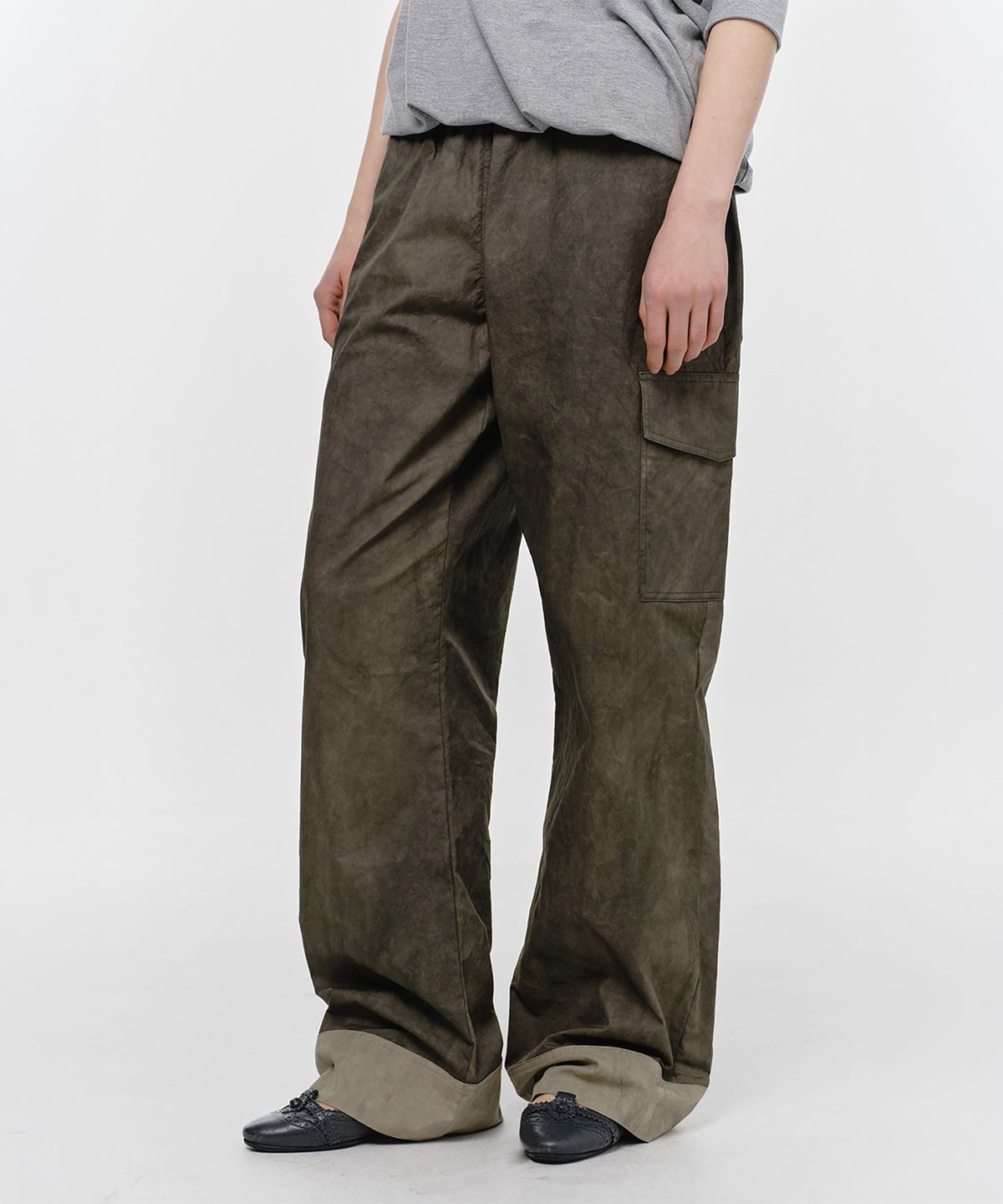 썬번프로젝트(SUNBURNPROJECT) EASY COTTON PANTS, KHAKI