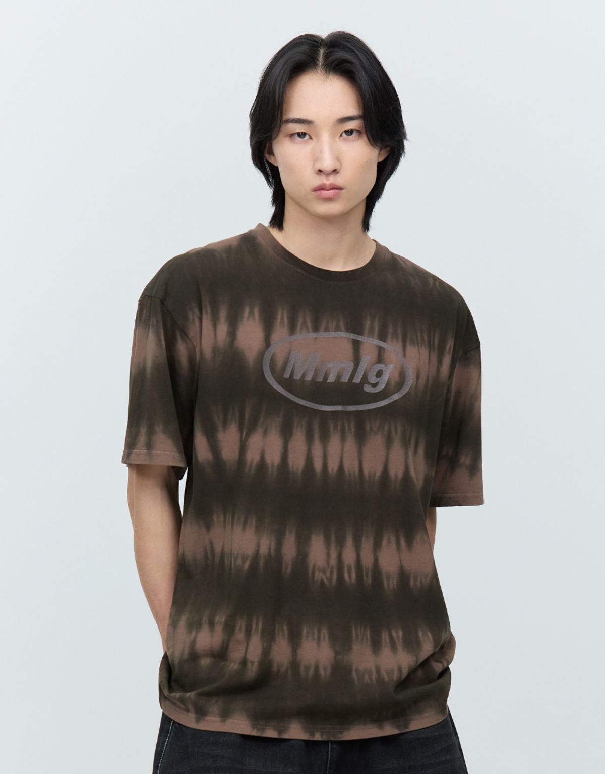 엠엠엘지(MMLG) MMLG TIE DYED HF-T (ALMOND BROWN)