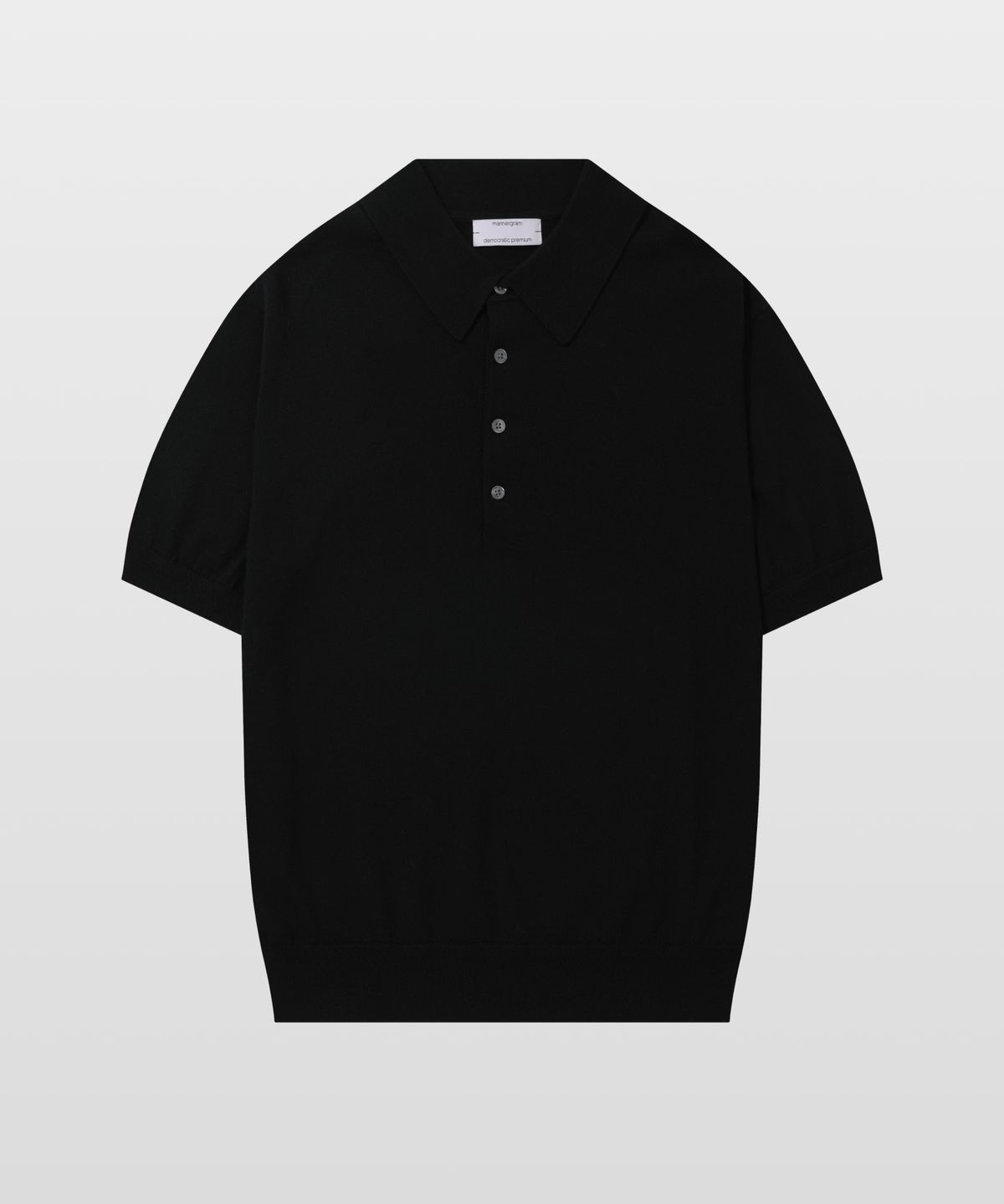 매너그램(MANNERGRAM) [제냐 이태리 수입원사] Zegna YARN 카라니트 블랙_제냐 썸머울100