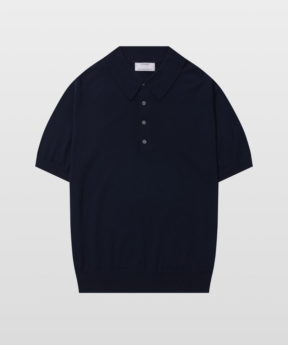 매너그램(MANNERGRAM) [제냐 이태리 수입원사] Zegna YARN 카라니트 네이비_제냐 썸머울100