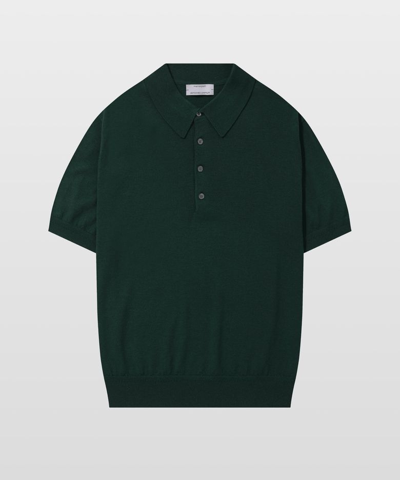 [제냐 이태리 수입원사] Zegna YARN 카라니트 그린_제냐 썸머울100