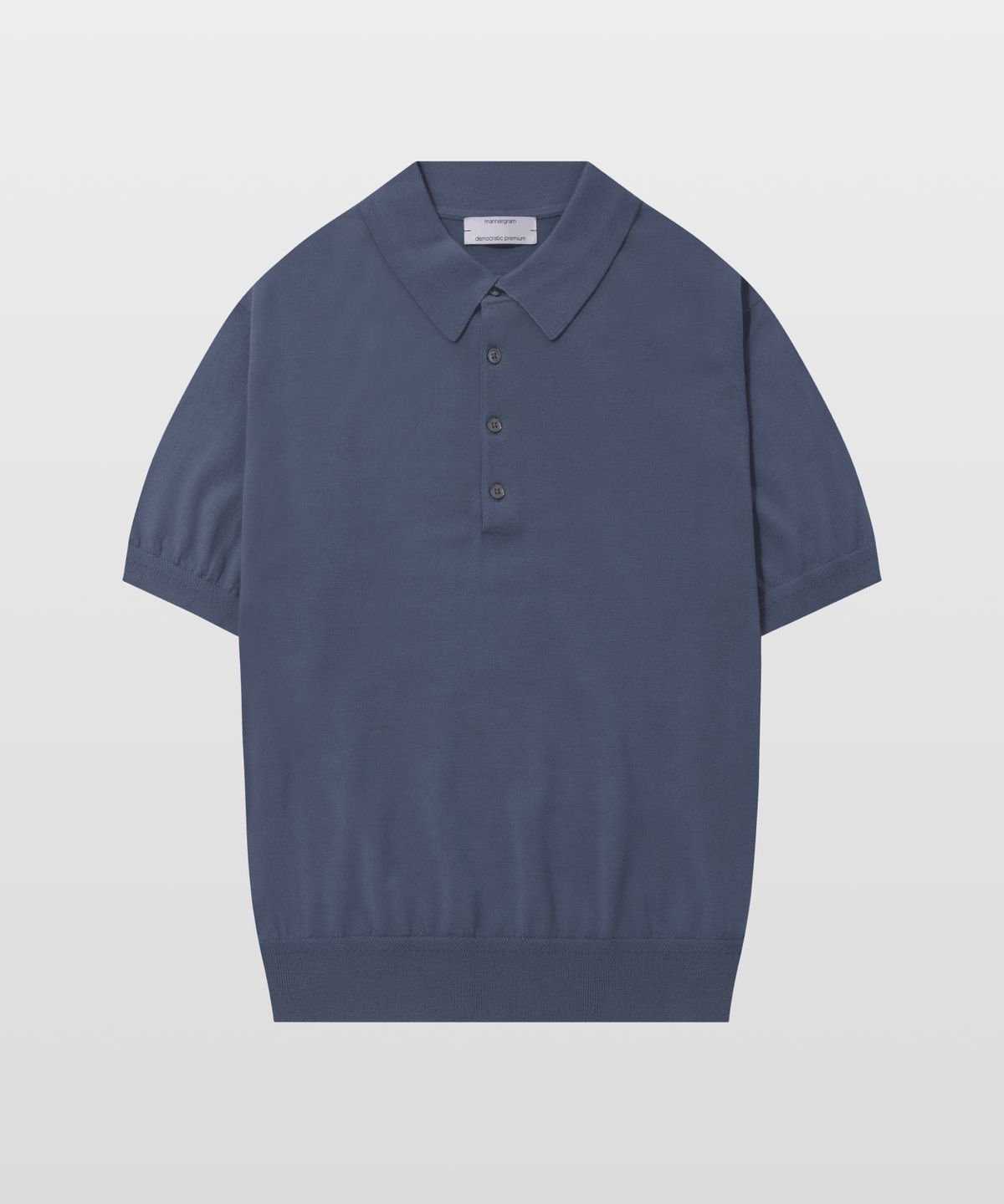매너그램(MANNERGRAM) [제냐 이태리 수입원사] Zegna YARN 카라니트 라이트블루_제냐 썸머울100