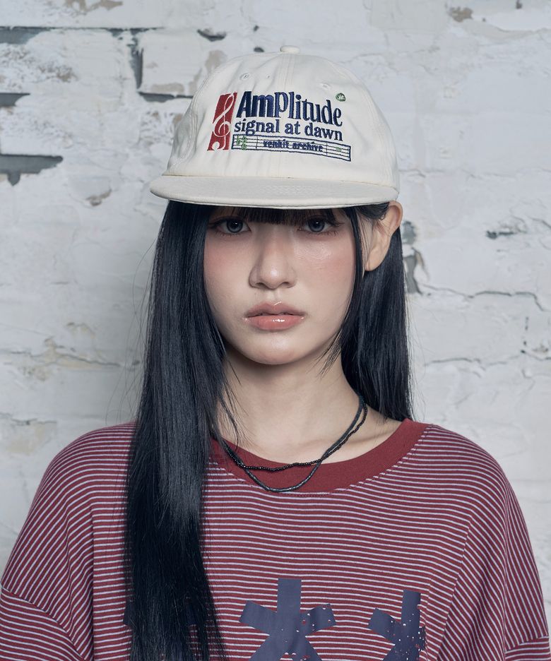 AMplitude 일자챙 캡_아이보리