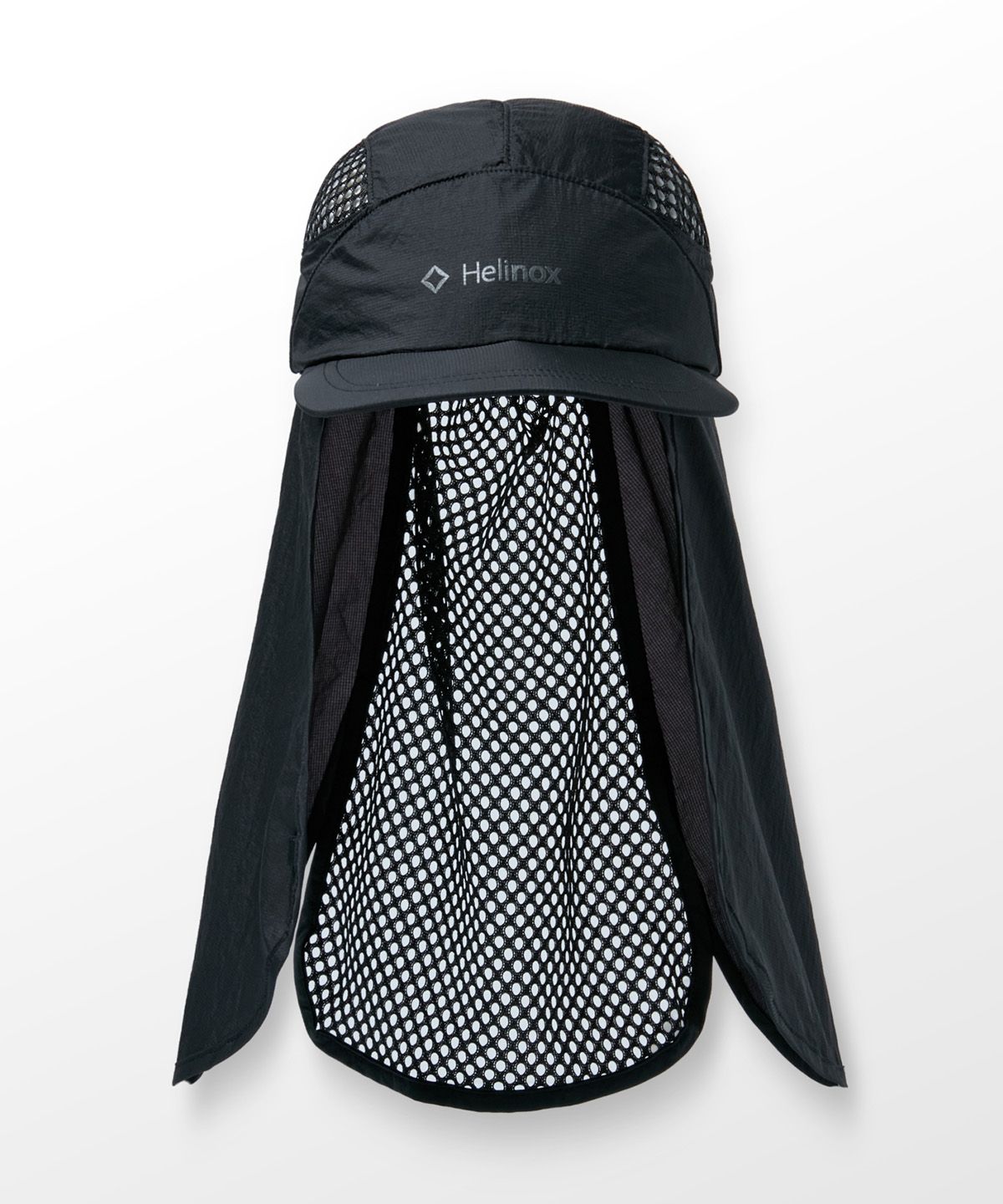 헬리녹스 웨어(HELINOX WEAR) 메쉬 하이브리드 선쉐이드캡_Black