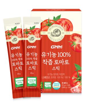GNM 유기농 100% NFC 착즙 토마토 스틱 1박스(총 14포) / 토마토즙 주스