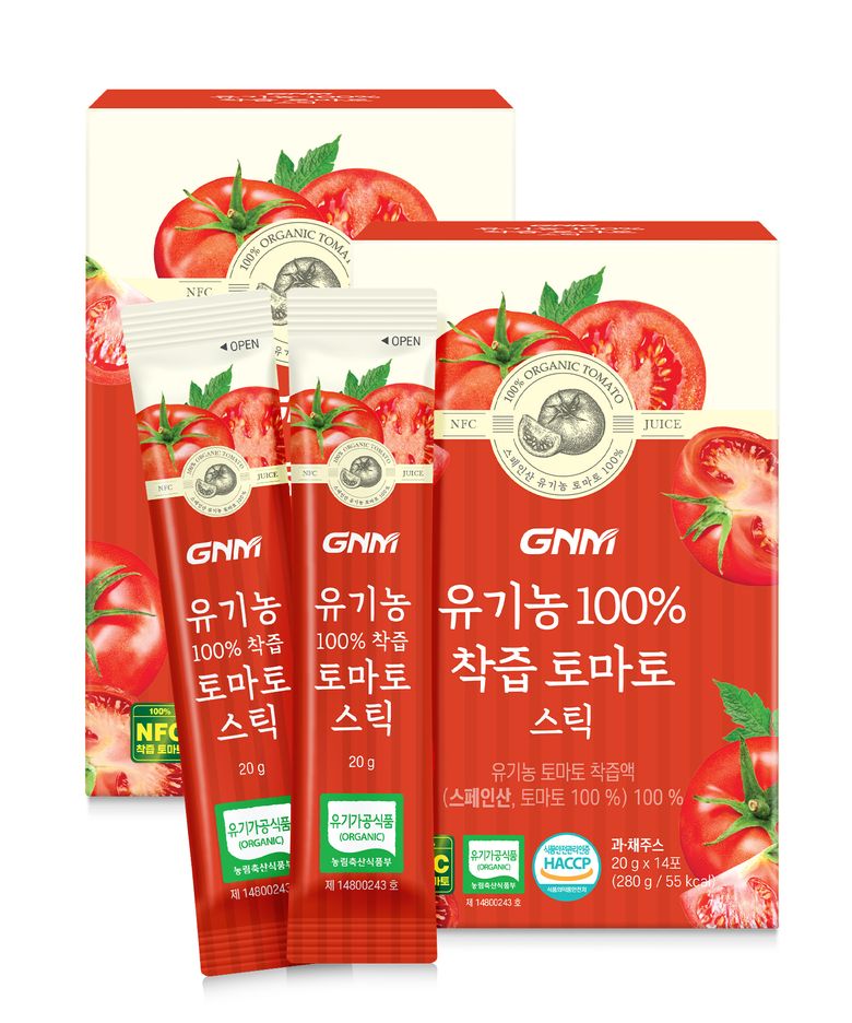 GNM NFC 착즙 토마토 스틱 2박스(총 28포) / 토마토즙 주스