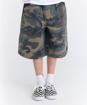 G32 카모 버뮤다팬츠 (카키)