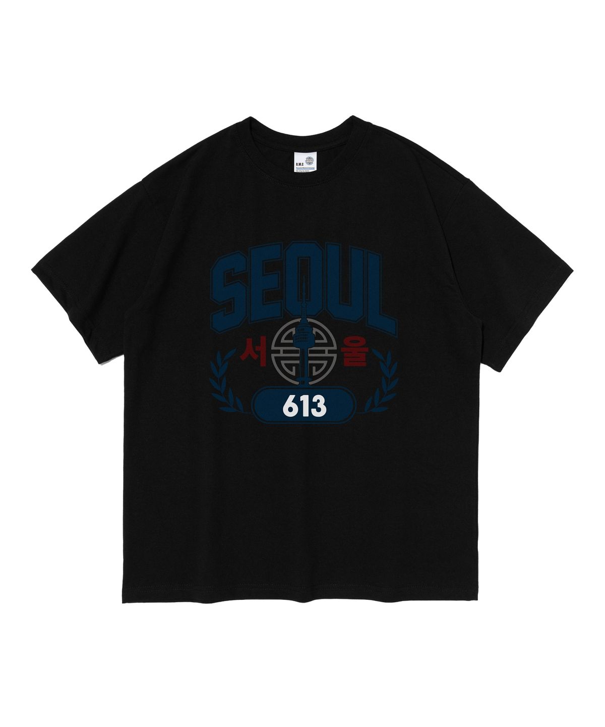 613서울(613SEOUL) (BIG) 서울에디션 반팔티 (블랙)
