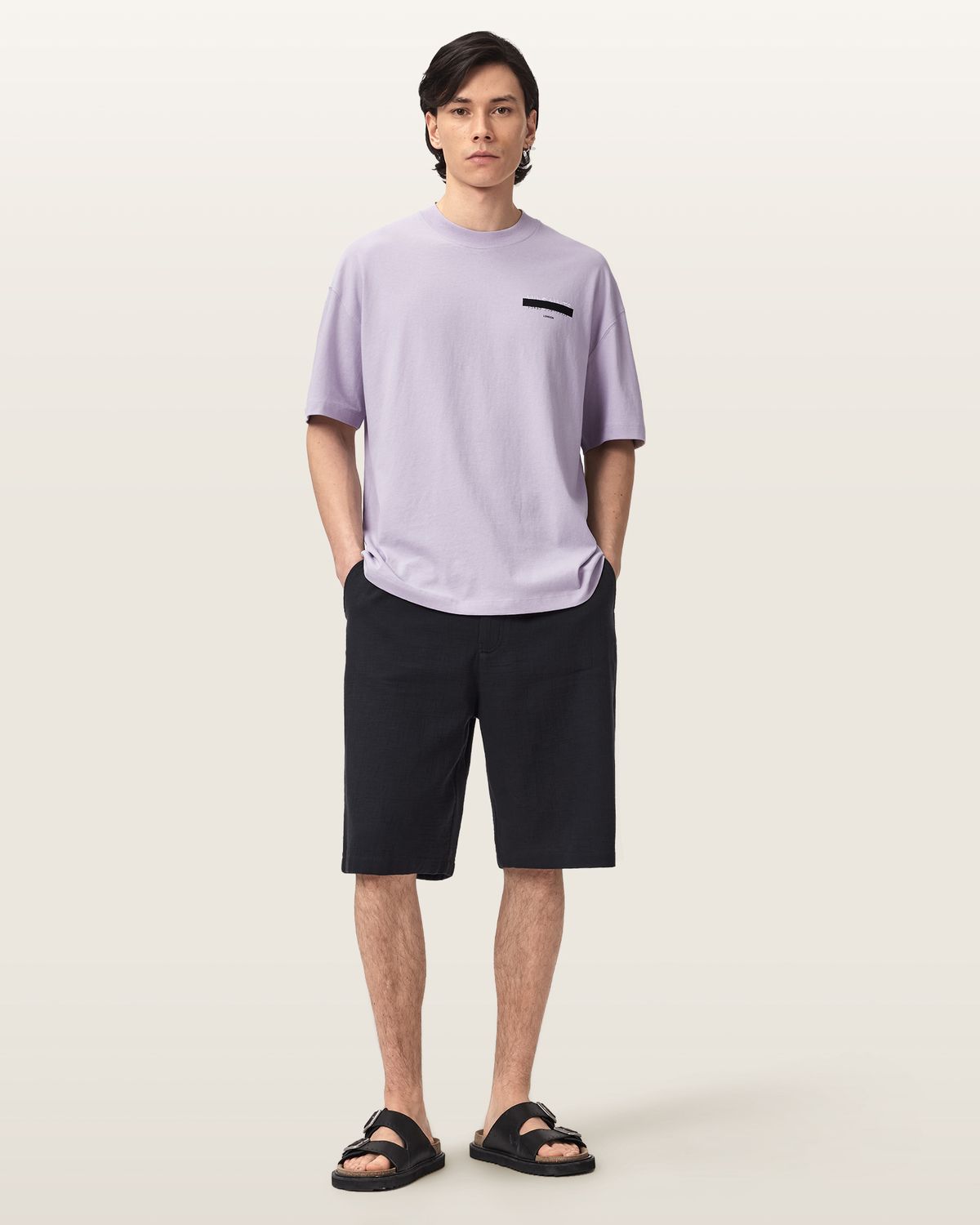 올세인츠(ALLSAINTS) 리댁트 크루 티셔츠 M002PC-10414