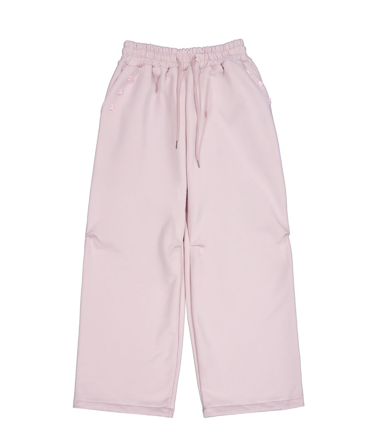 시월107(SIWEOL107) Crochet Sweat Pants (Baby Pink)