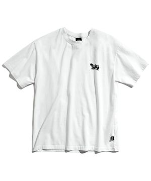 그래피티 로고 반팔 티셔츠 화이트 FST342