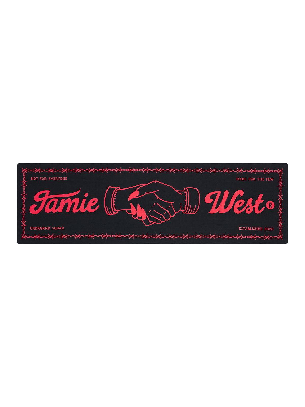 제이미웨스트(JAMIE WEST) 액티브 반다나 스포츠타월 (레드)