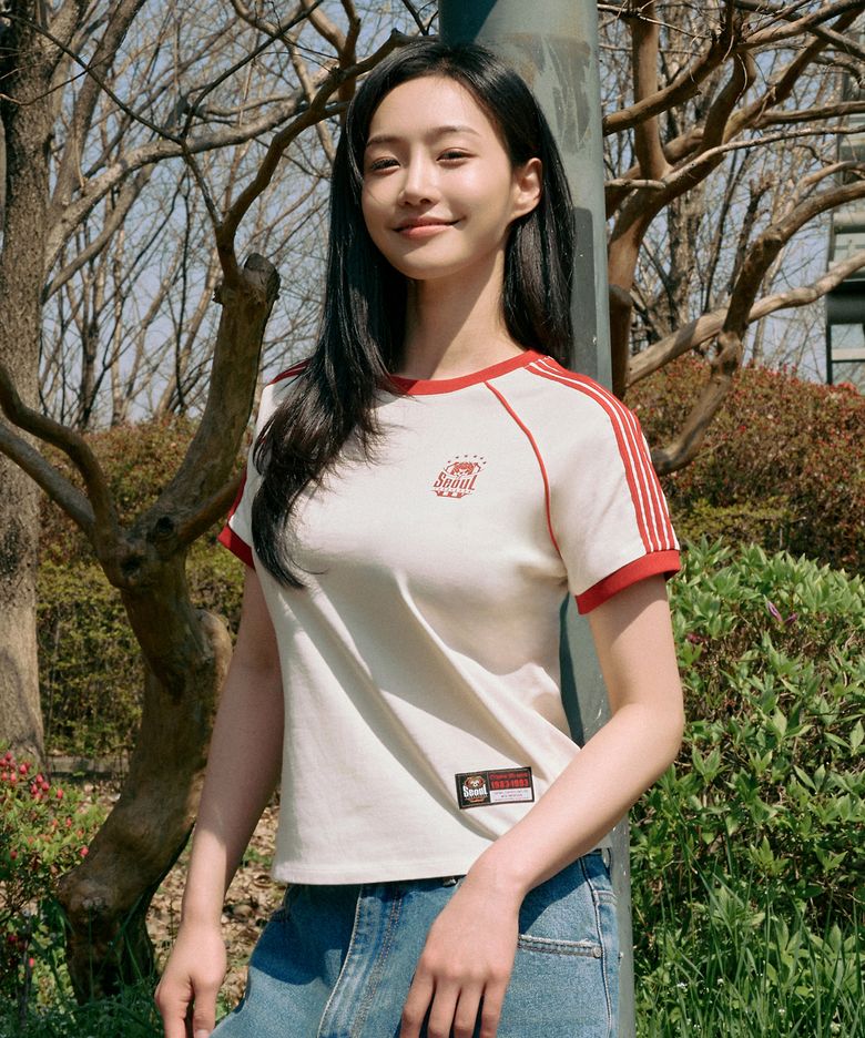 [FC서울x1993스튜디오] 트랙 라글란 링거 티셔츠_아이보리