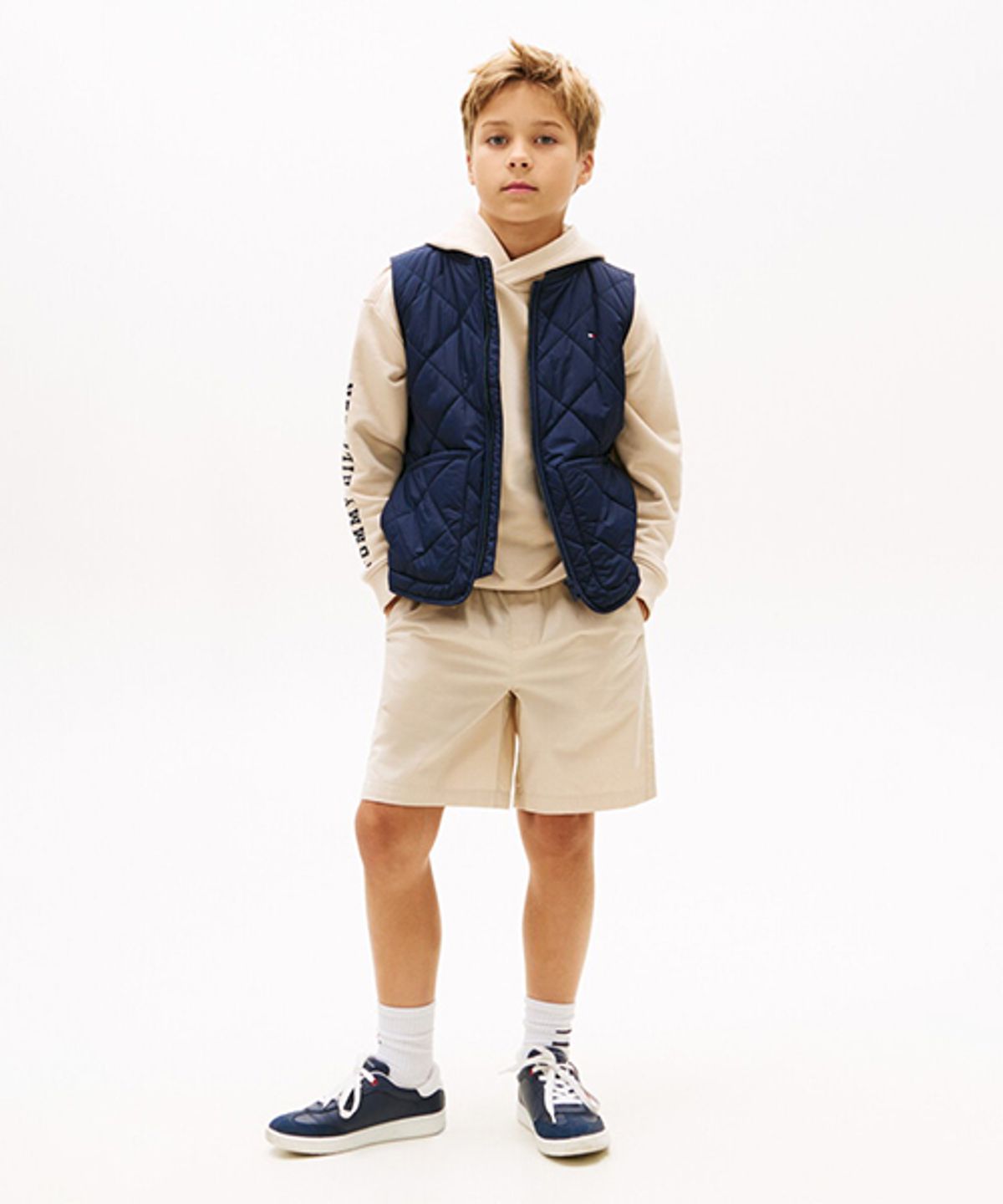 타미힐피거 키즈(TOMMY HILFIGER KIDS) 스트레치 포플린 쇼츠