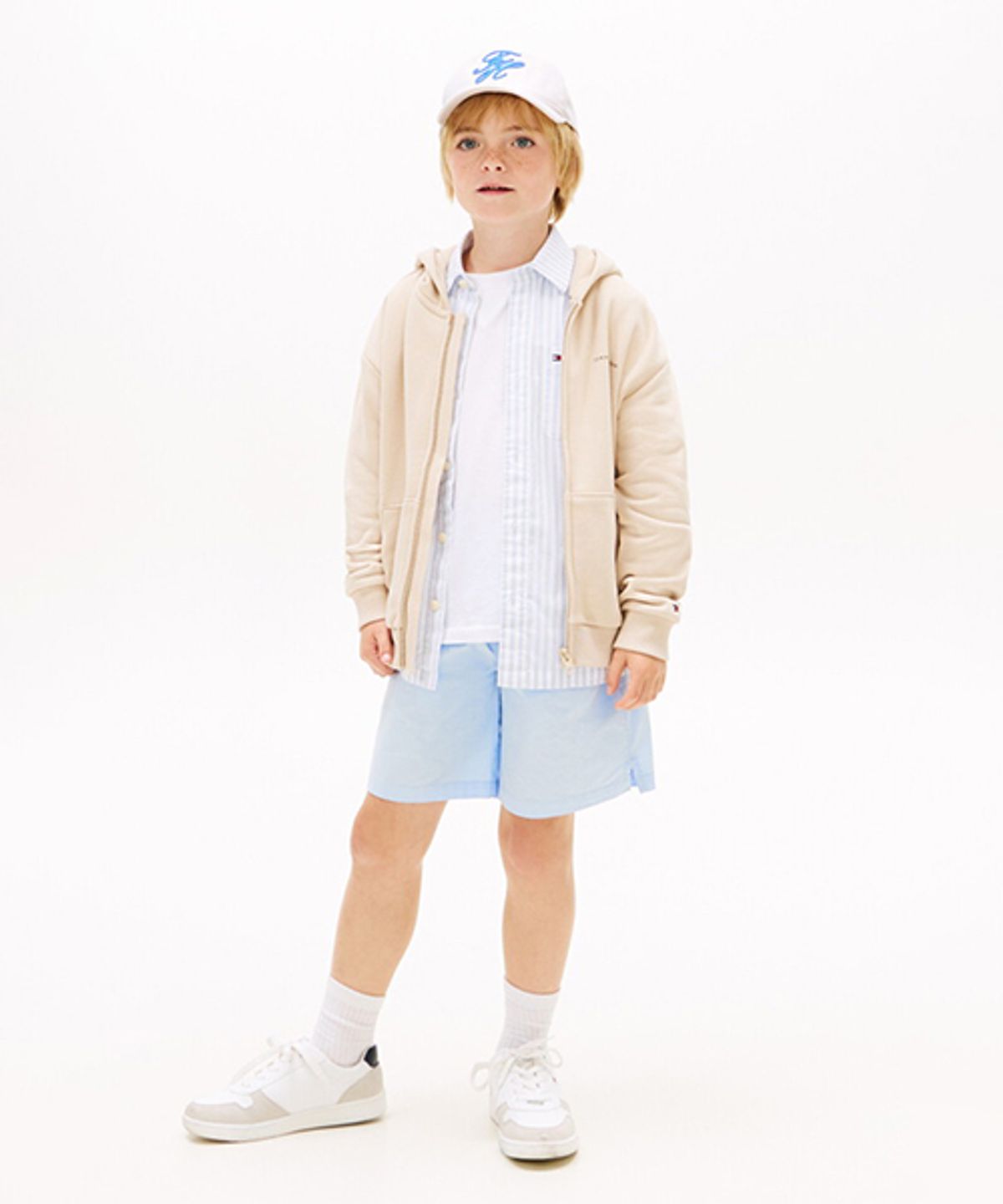 타미힐피거 키즈(TOMMY HILFIGER KIDS) 스트레치 포플린 쇼츠
