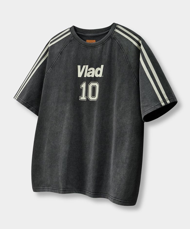 VLAD VTG 트랙 아트웍 반팔 티셔츠_피그먼트 차콜