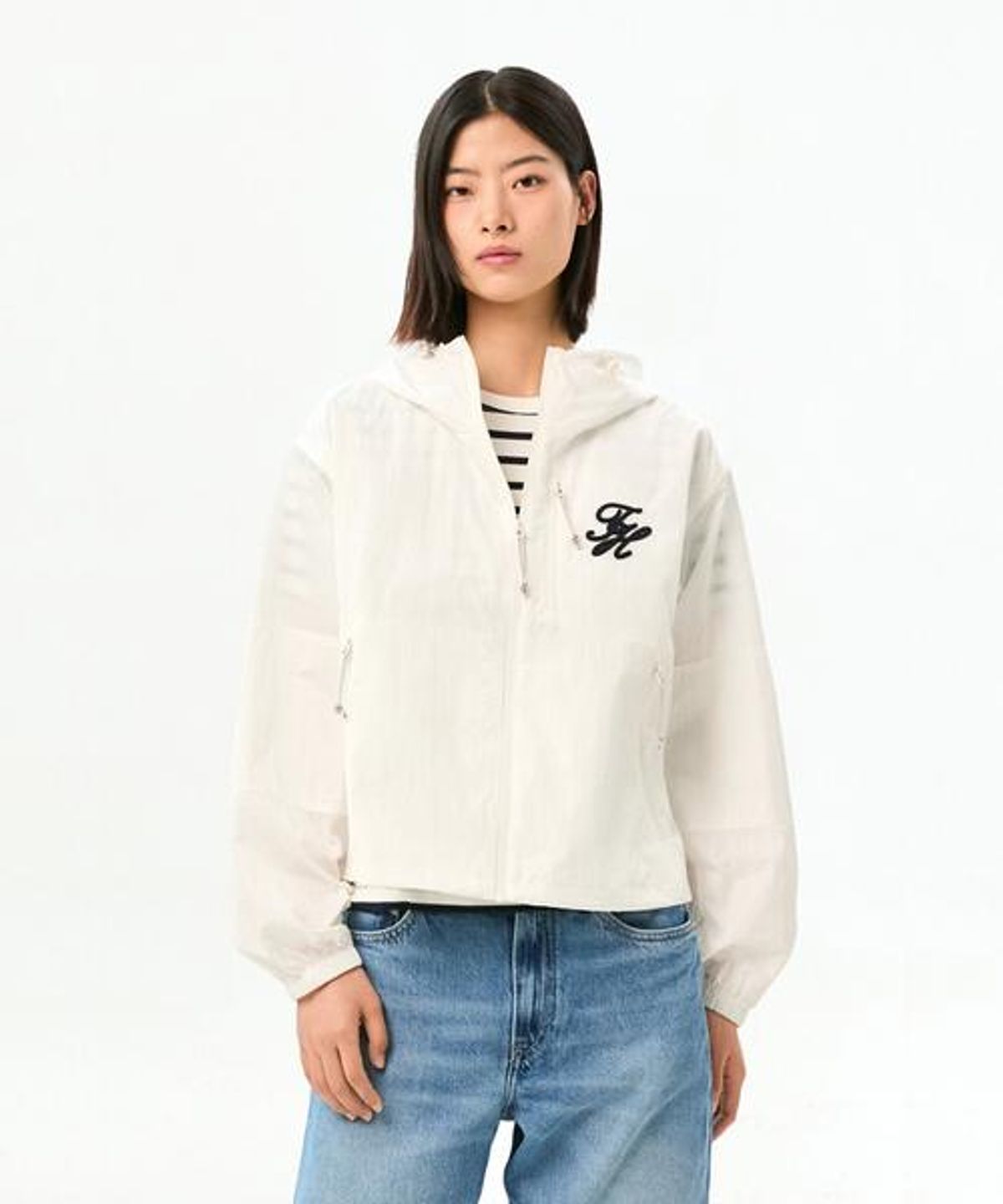 타미힐피거(TOMMY HILFIGER) 립스탑 윈드브레이커
