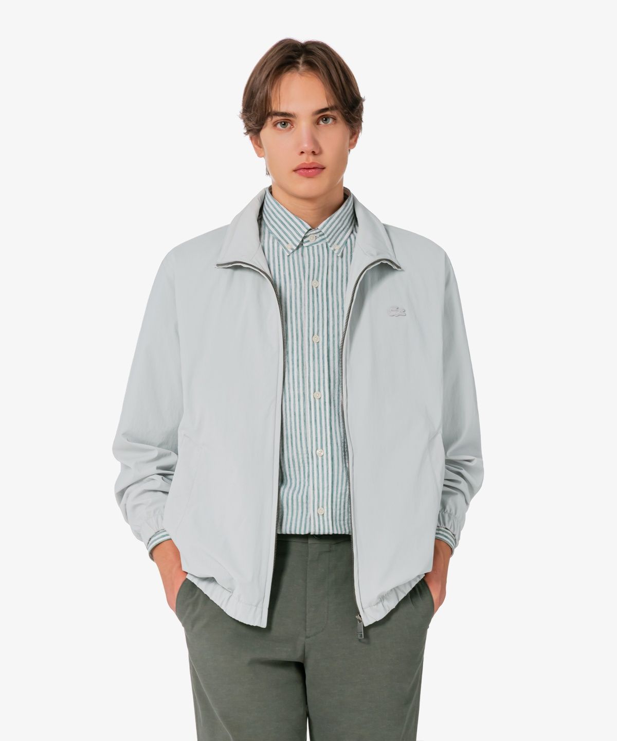 라코스테(LACOSTE) 남성 하이넥 윈드 브레이커 BH844E-56G ACZ
