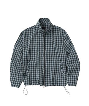 체크 셔켓 블루종_GREYISH BLUE