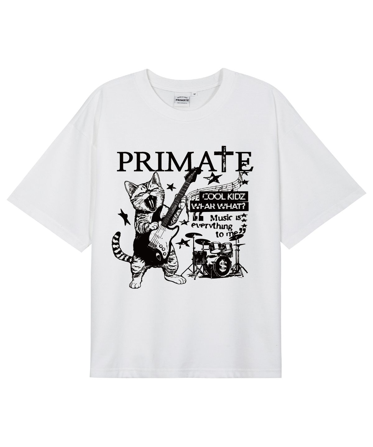 프라임에이트(PRIMATE) ROCK&ROLL 오버핏 반팔티셔츠  7COLORS