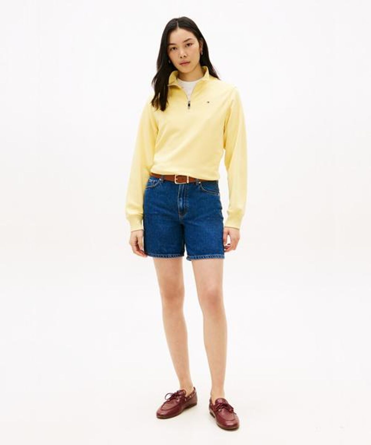 타미힐피거(TOMMY HILFIGER) 스트레이트 핏 데님 쇼츠