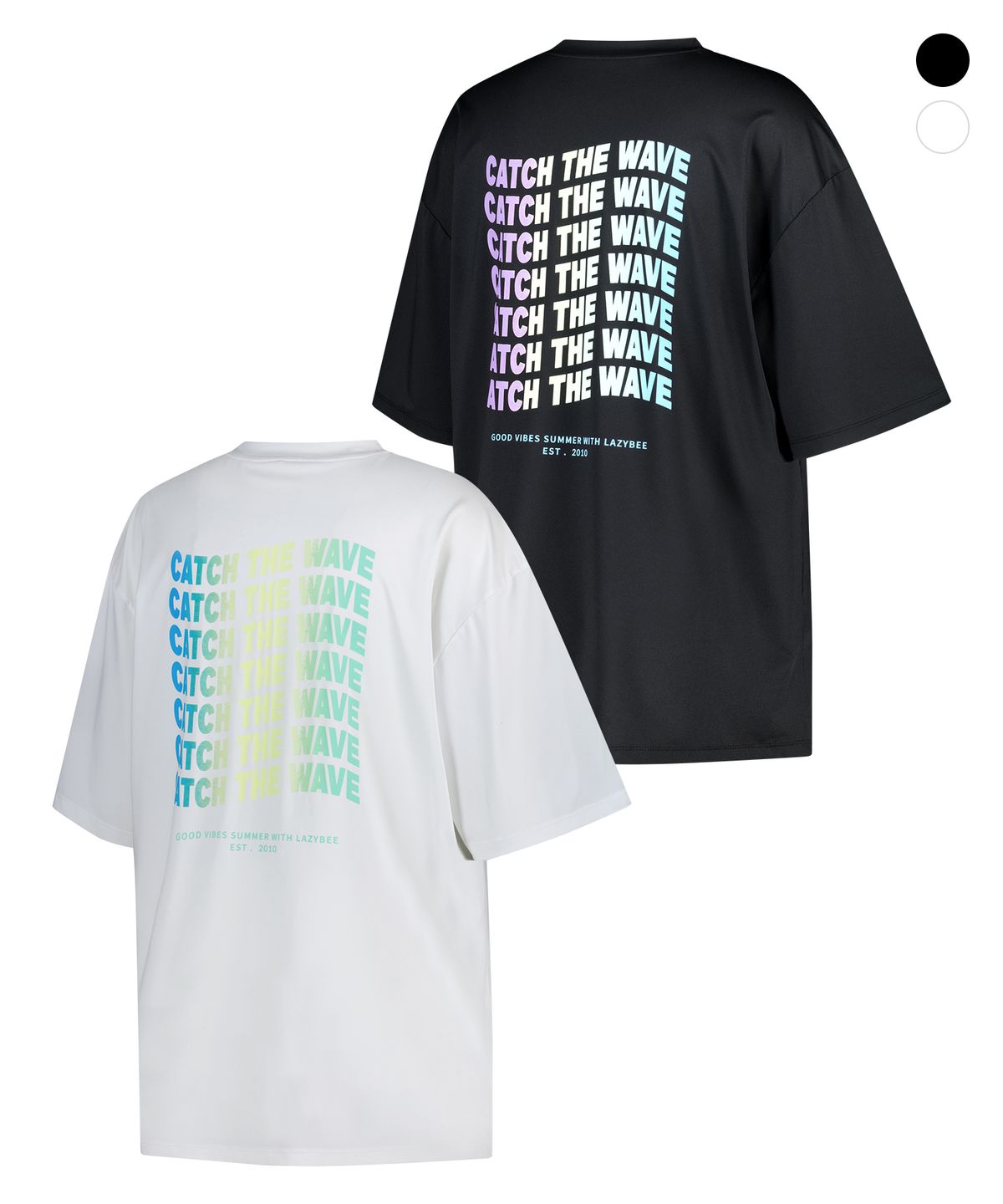 레이지비(LAZYBEE) [2PACK] 아이스터치 오버핏 숏 슬리브 W (2컬러)