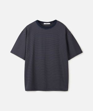 USA 코튼 32수/5 멀티 스트라이프 티셔츠 NAVY