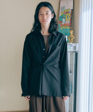 유니섹스 루프 셔츠 블랙