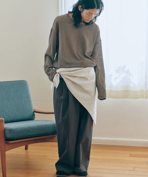 유니섹스 내추럴 레이어드 스카프 내추럴