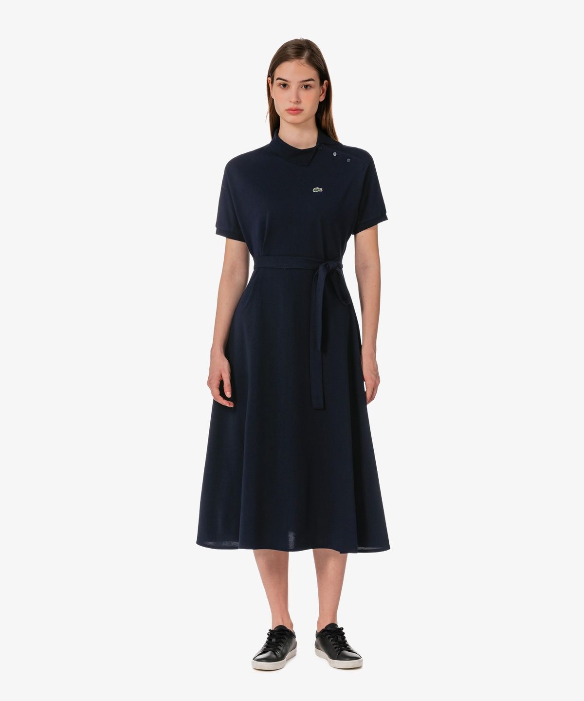 라코스테(LACOSTE) 여성 사선플라켓 폴로 드레스 EF508E-56G 166
