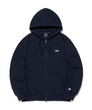 스몰 트위치 로고 후드 집업 네이비