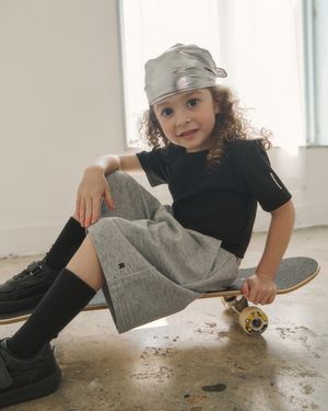 (골지)스트리트 티셔츠+트램 팬츠 SET