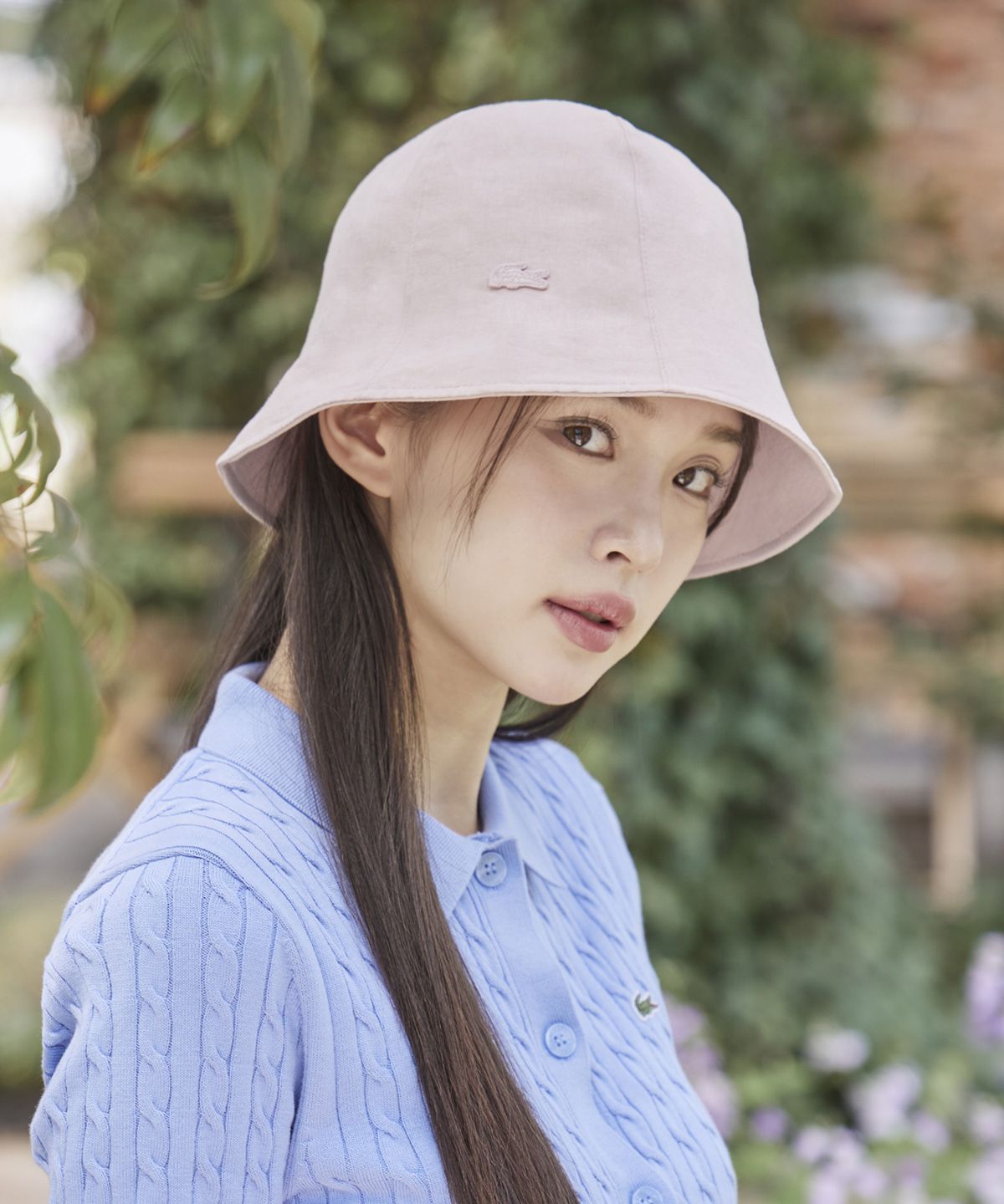 라코스테(LACOSTE) 여성 라운드 버킷햇 RK227E-56G ADY